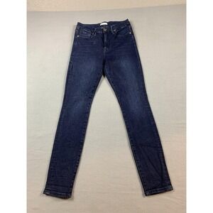 Good American Jeans Womens 6 28 Blue Skinny Stretch Organic Cotton GL873T Denim